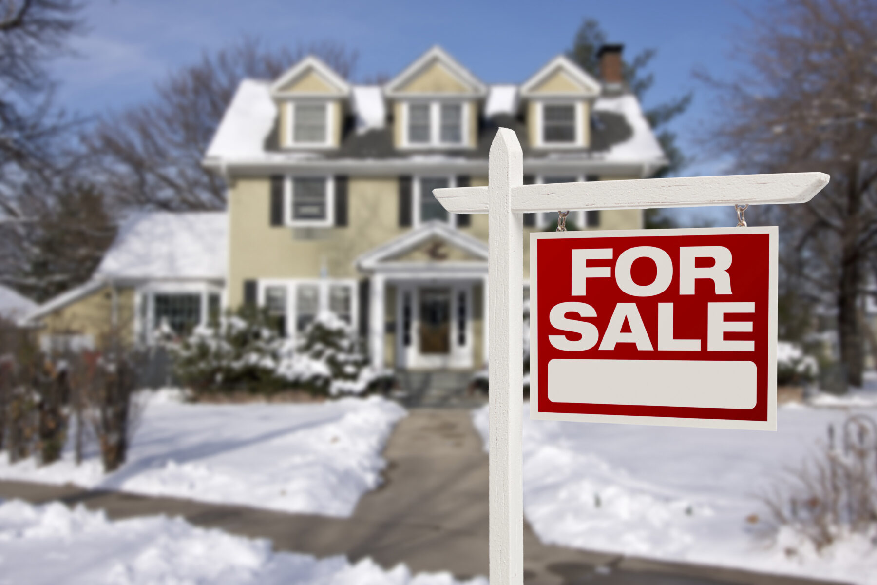 Buying or selling a new home winter Hertvik Insurance Group