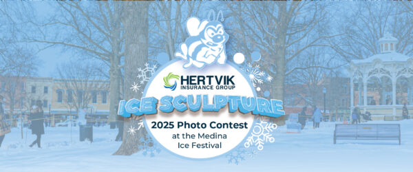 Medina Ice Festival Giveaway Photo Contest Hertvik Insurance Group Medina OH 2025